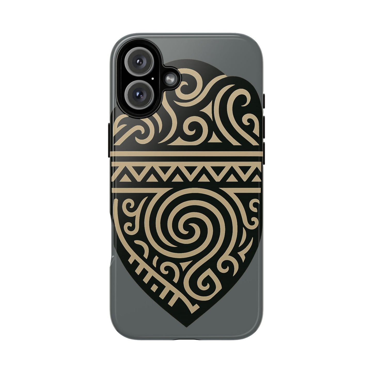 Tribal Shield Phone Case, Tough Cases, Boho Style, Unique Gift for Her, Protective Cover for iPhone, Vintage Design