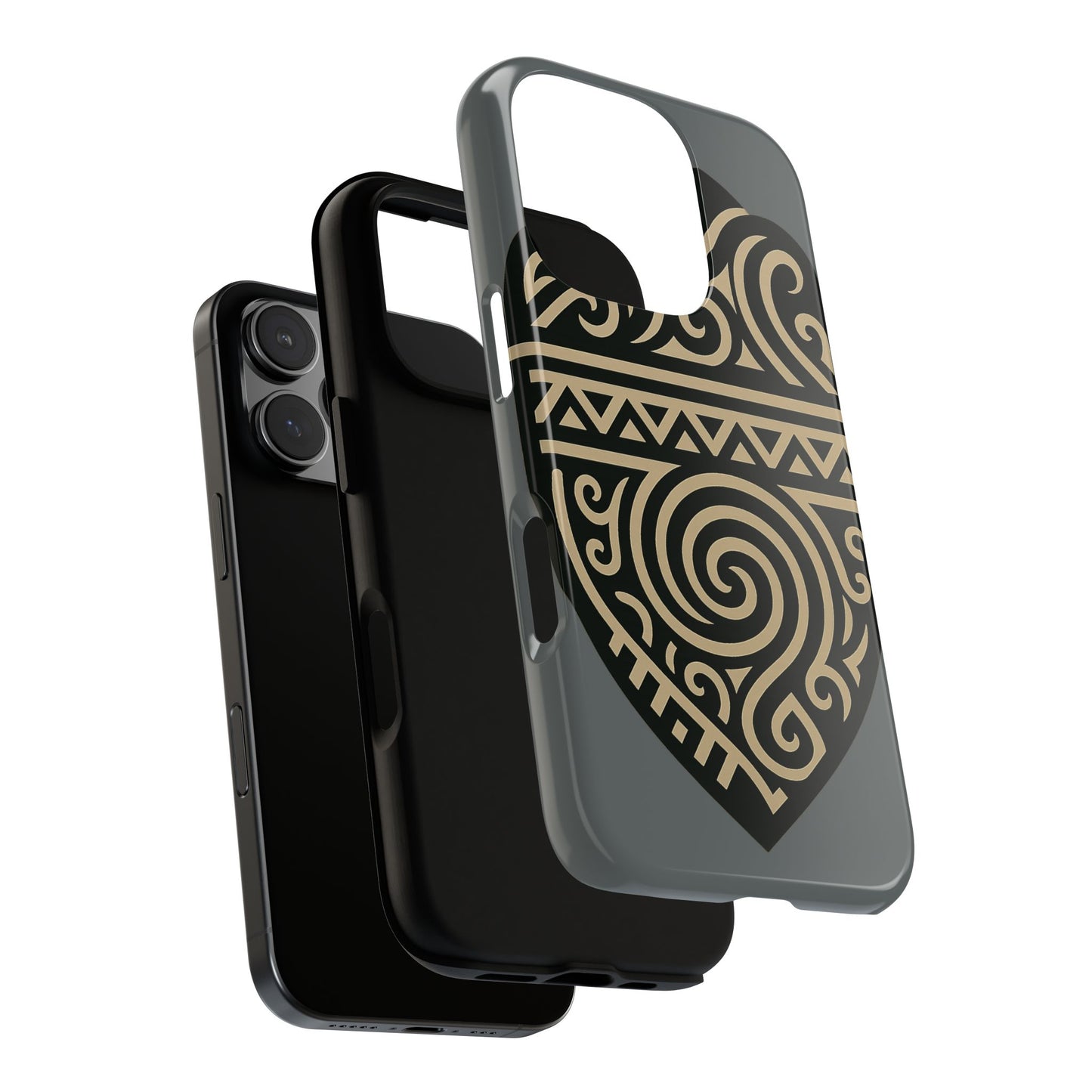 Tribal Shield Phone Case, Tough Cases, Boho Style, Unique Gift for Her, Protective Cover for iPhone, Vintage Design