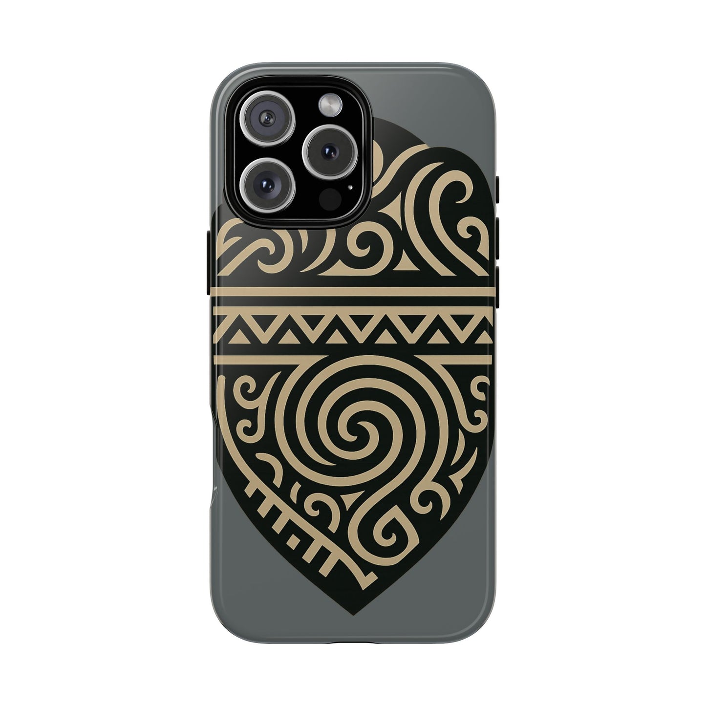 Tribal Shield Phone Case, Tough Cases, Boho Style, Unique Gift for Her, Protective Cover for iPhone, Vintage Design