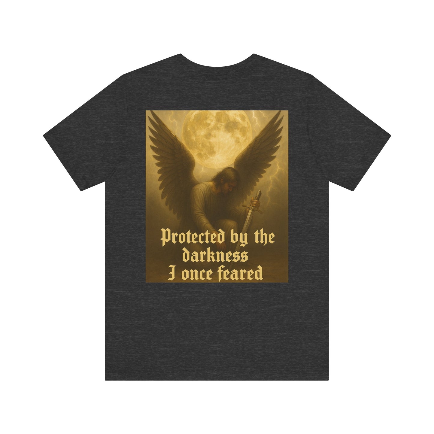 Dark Fantasy Unisex Tee - Shadows That Watch, Protector Shirt, Gothic T-Shirt, Statement Tee, Edgy Wear
