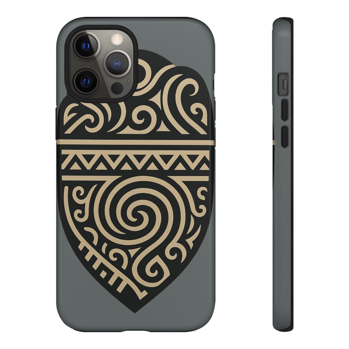 Tribal Shield Phone Case, Tough Cases, Boho Style, Unique Gift for Her, Protective Cover for iPhone, Vintage Design