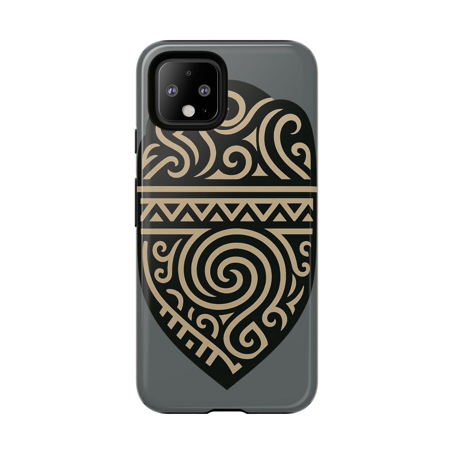 Tribal Shield Phone Case, Tough Cases, Boho Style, Unique Gift for Her, Protective Cover for iPhone, Vintage Design