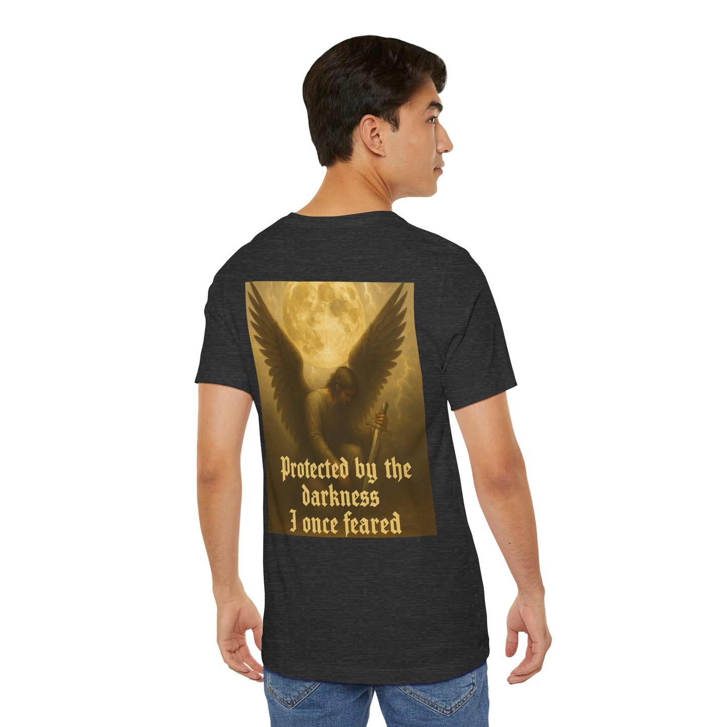 Dark Fantasy Unisex Tee - Shadows That Watch, Protector Shirt, Gothic T-Shirt, Statement Tee, Edgy Wear
