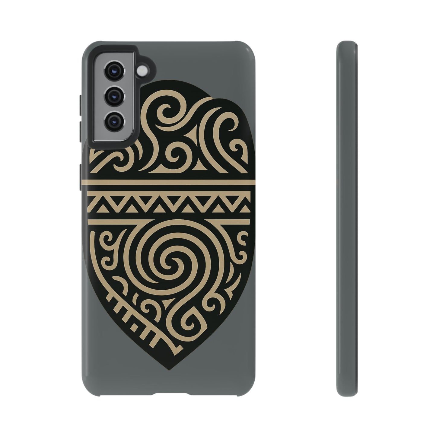 Tribal Shield Phone Case, Tough Cases, Boho Style, Unique Gift for Her, Protective Cover for iPhone, Vintage Design