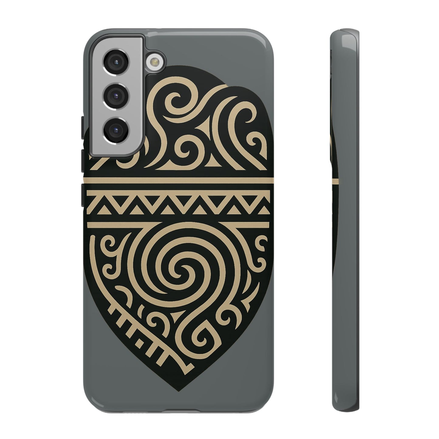 Tribal Shield Phone Case, Tough Cases, Boho Style, Unique Gift for Her, Protective Cover for iPhone, Vintage Design