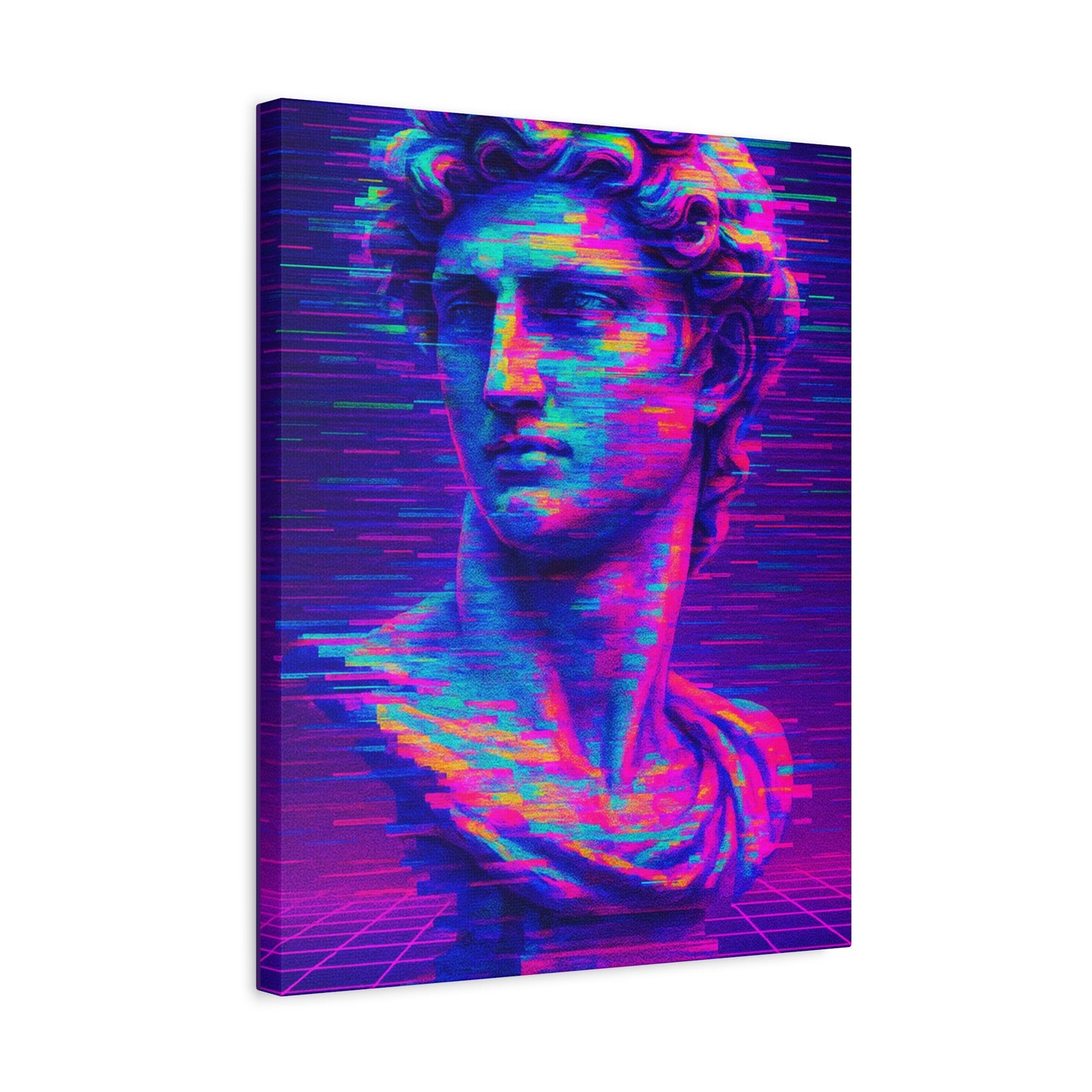 Vibrant Pop Art Canvas Print, Wall Art Decor, Unique Home Decoration, Gift for Art Lovers, Retro Aesthetic Artwork
