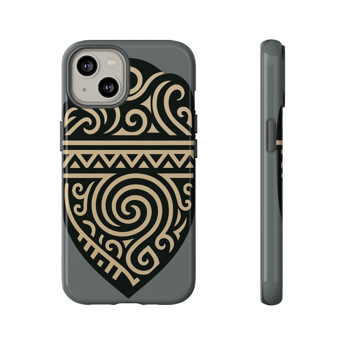Tribal Shield Phone Case, Tough Cases, Boho Style, Unique Gift for Her, Protective Cover for iPhone, Vintage Design