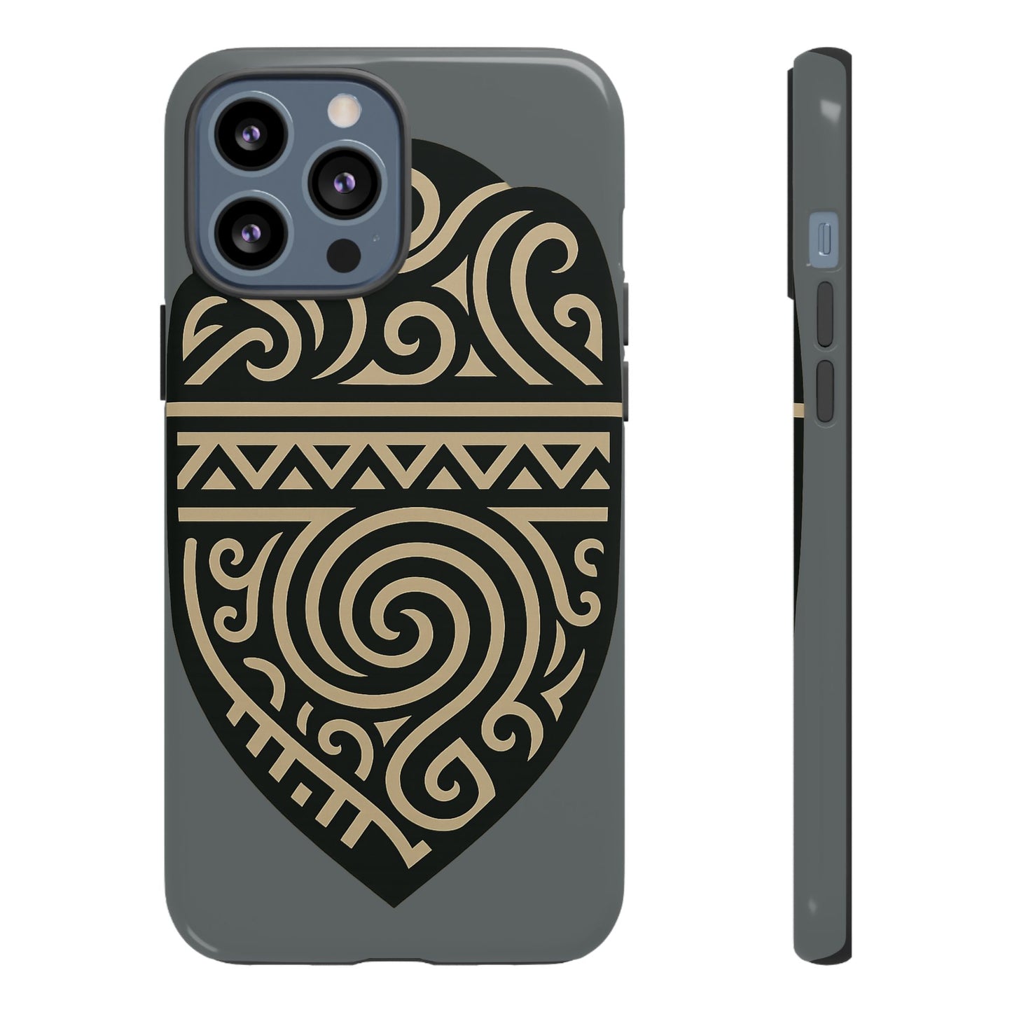 Tribal Shield Phone Case, Tough Cases, Boho Style, Unique Gift for Her, Protective Cover for iPhone, Vintage Design