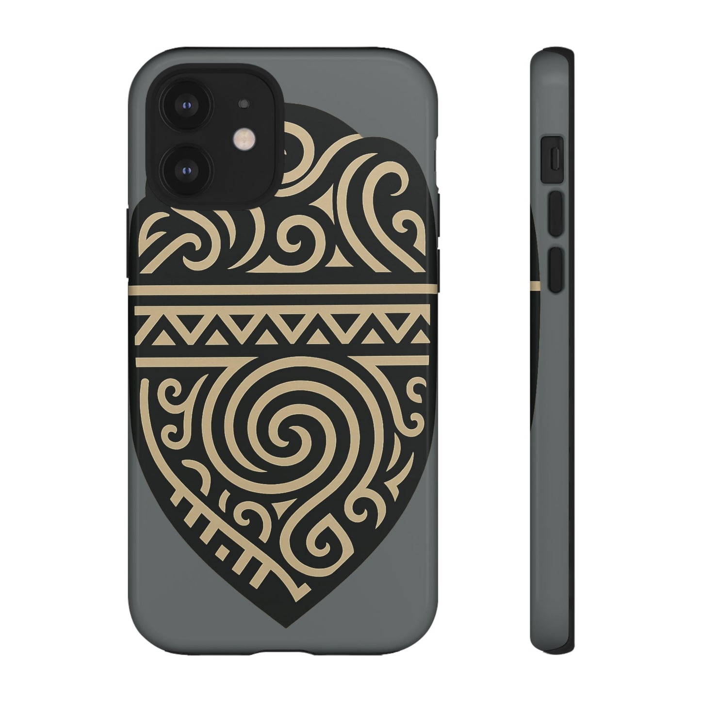 Tribal Shield Phone Case, Tough Cases, Boho Style, Unique Gift for Her, Protective Cover for iPhone, Vintage Design