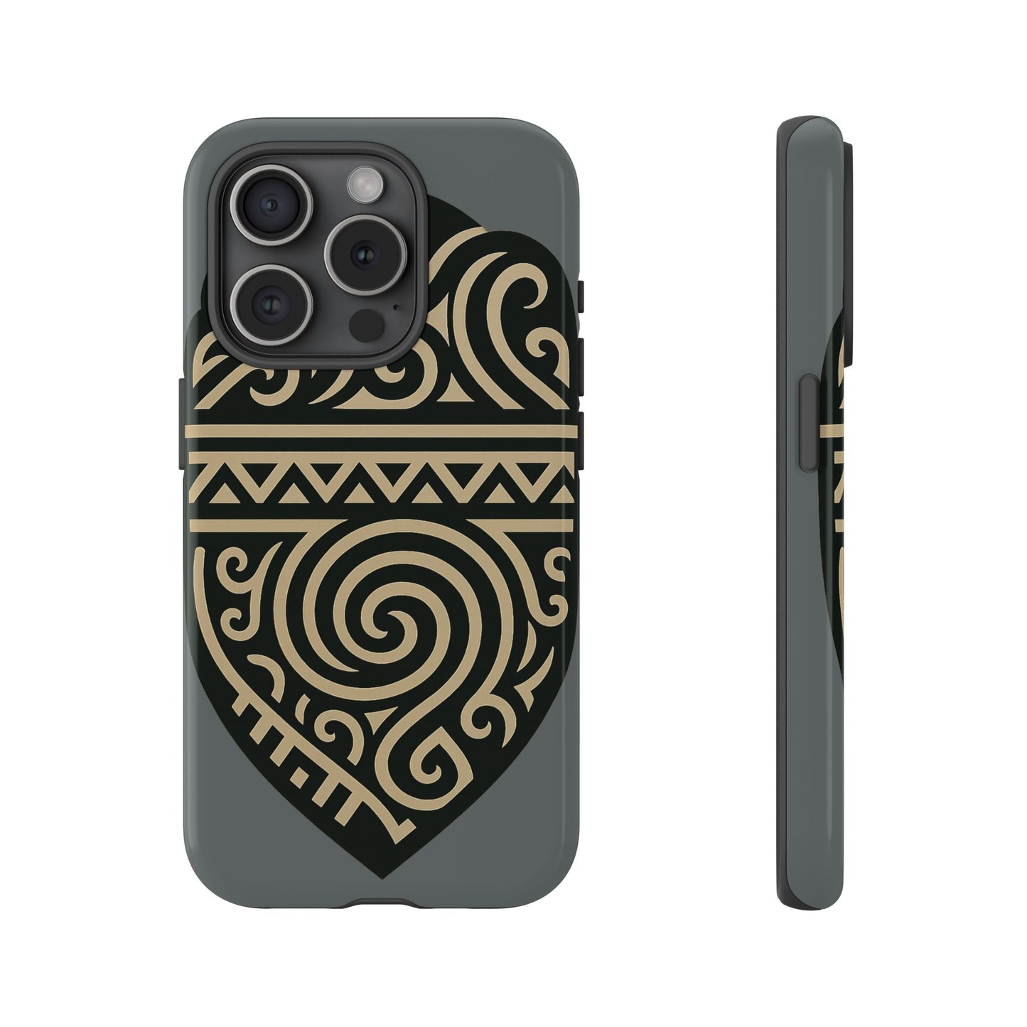 Tribal Shield Phone Case, Tough Cases, Boho Style, Unique Gift for Her, Protective Cover for iPhone, Vintage Design