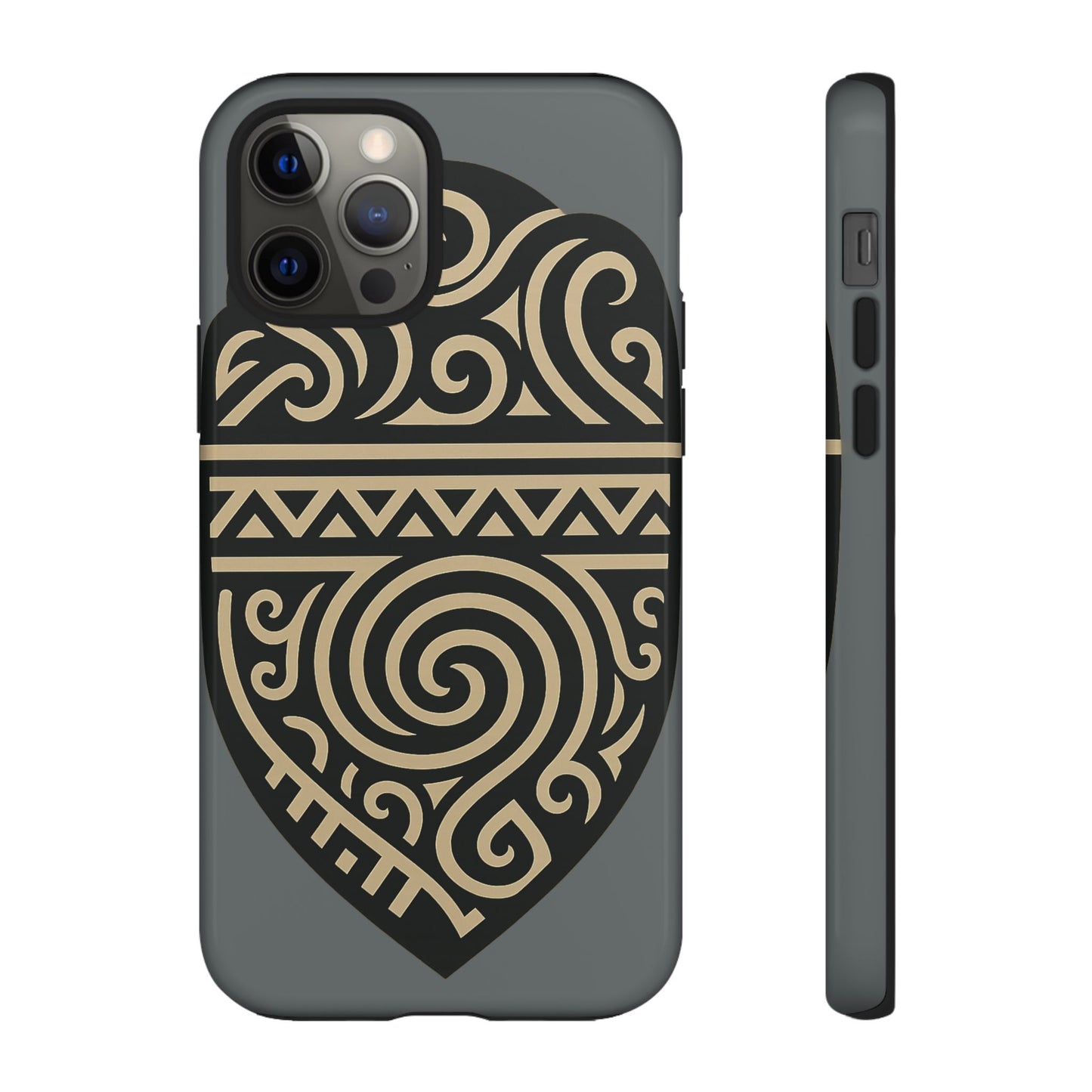 Tribal Shield Phone Case, Tough Cases, Boho Style, Unique Gift for Her, Protective Cover for iPhone, Vintage Design