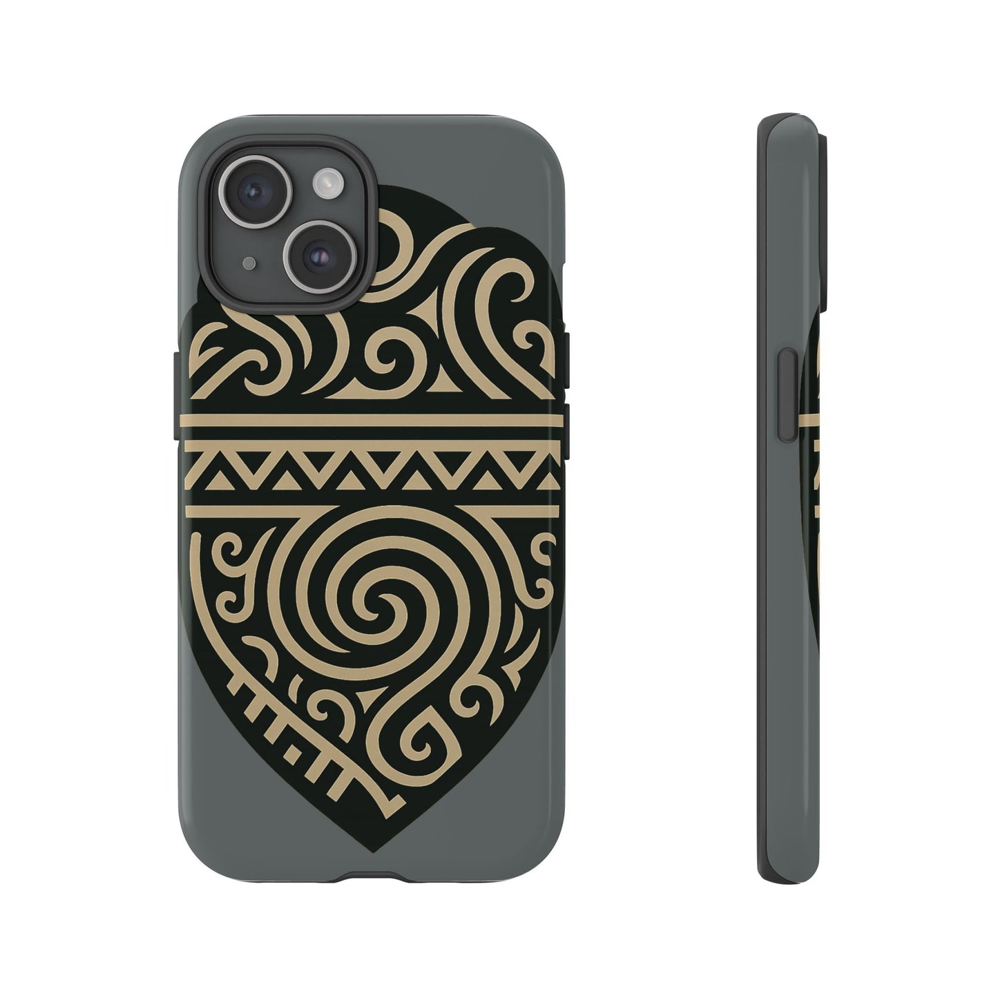 Tribal Shield Phone Case, Tough Cases, Boho Style, Unique Gift for Her, Protective Cover for iPhone, Vintage Design