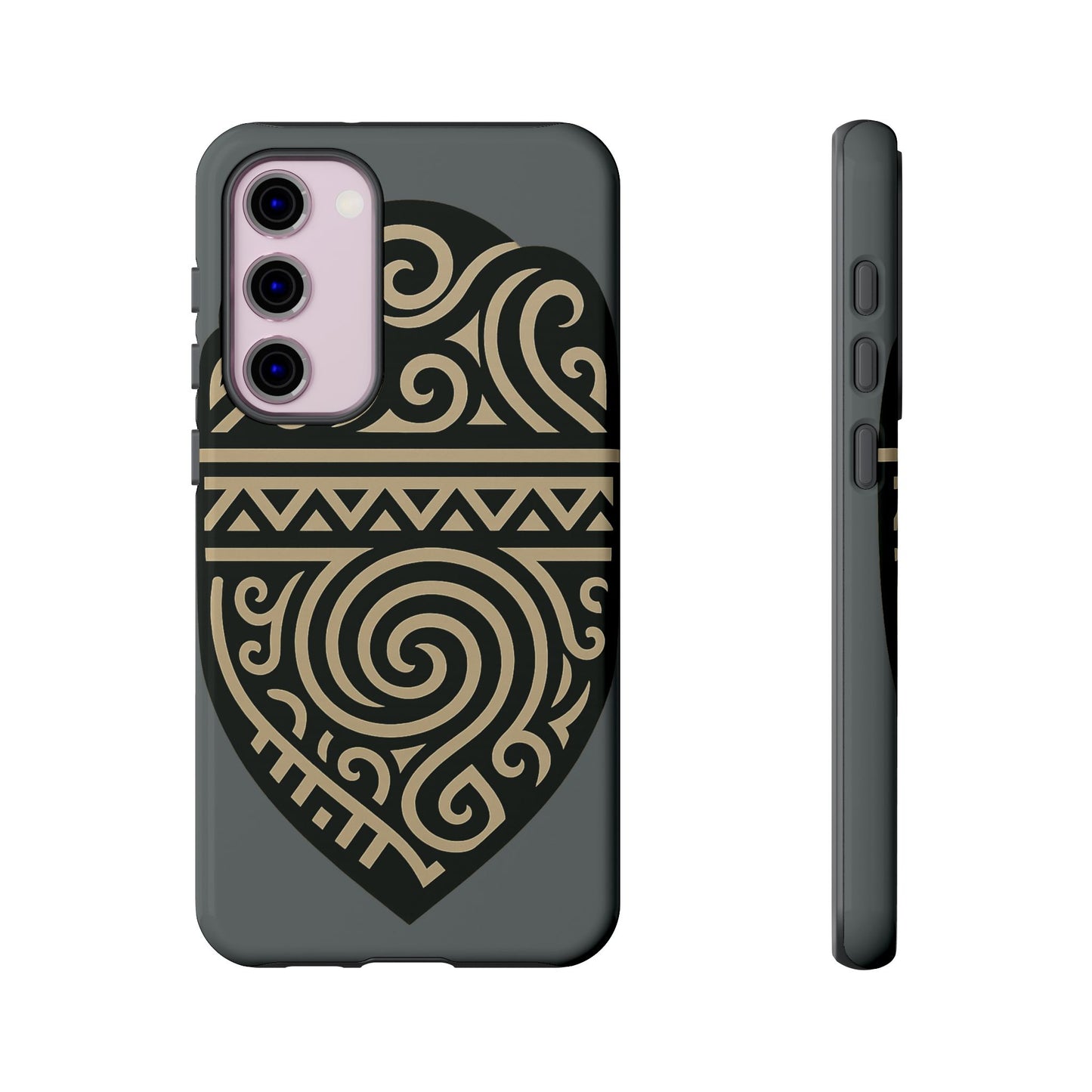 Tribal Shield Phone Case, Tough Cases, Boho Style, Unique Gift for Her, Protective Cover for iPhone, Vintage Design