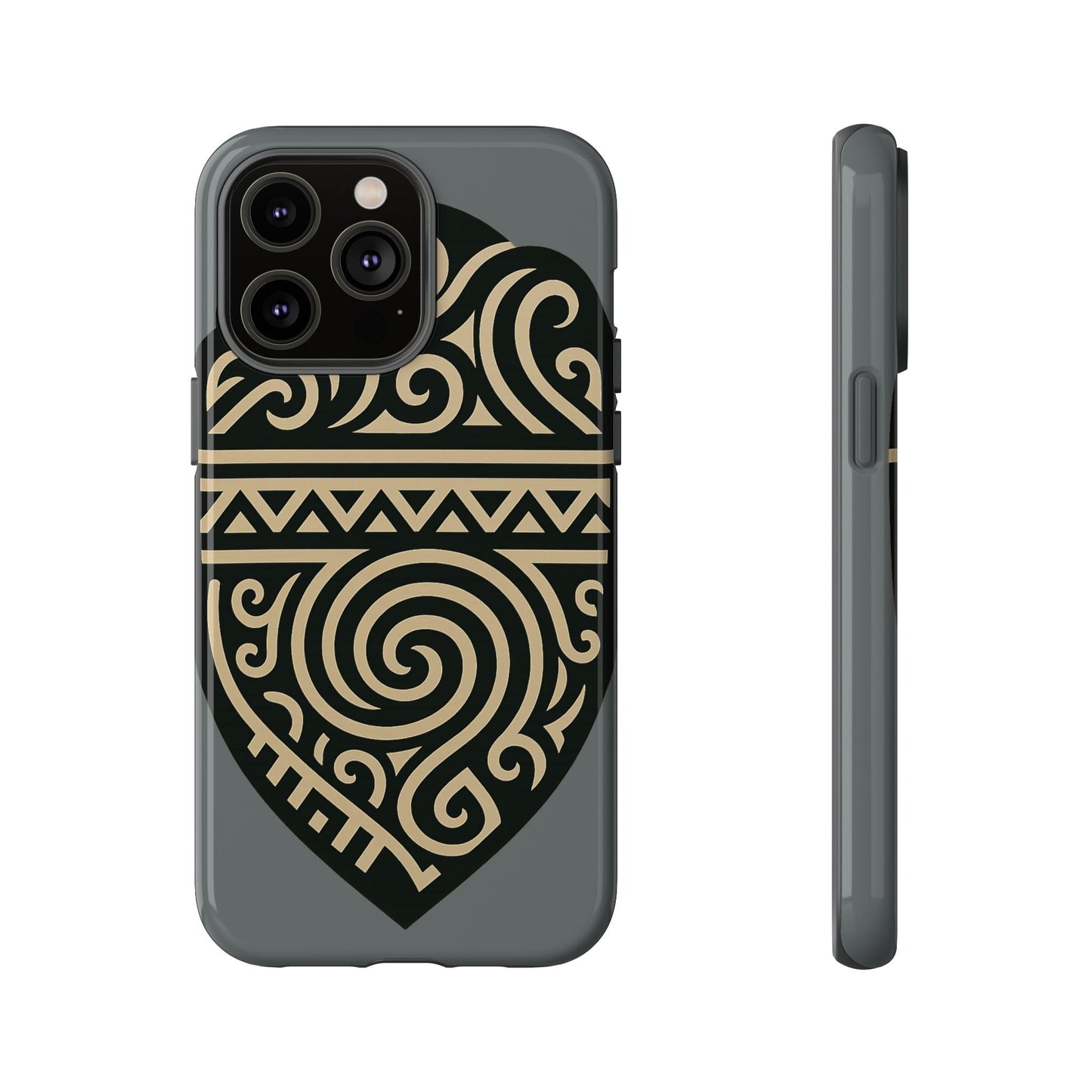 Tribal Shield Phone Case, Tough Cases, Boho Style, Unique Gift for Her, Protective Cover for iPhone, Vintage Design