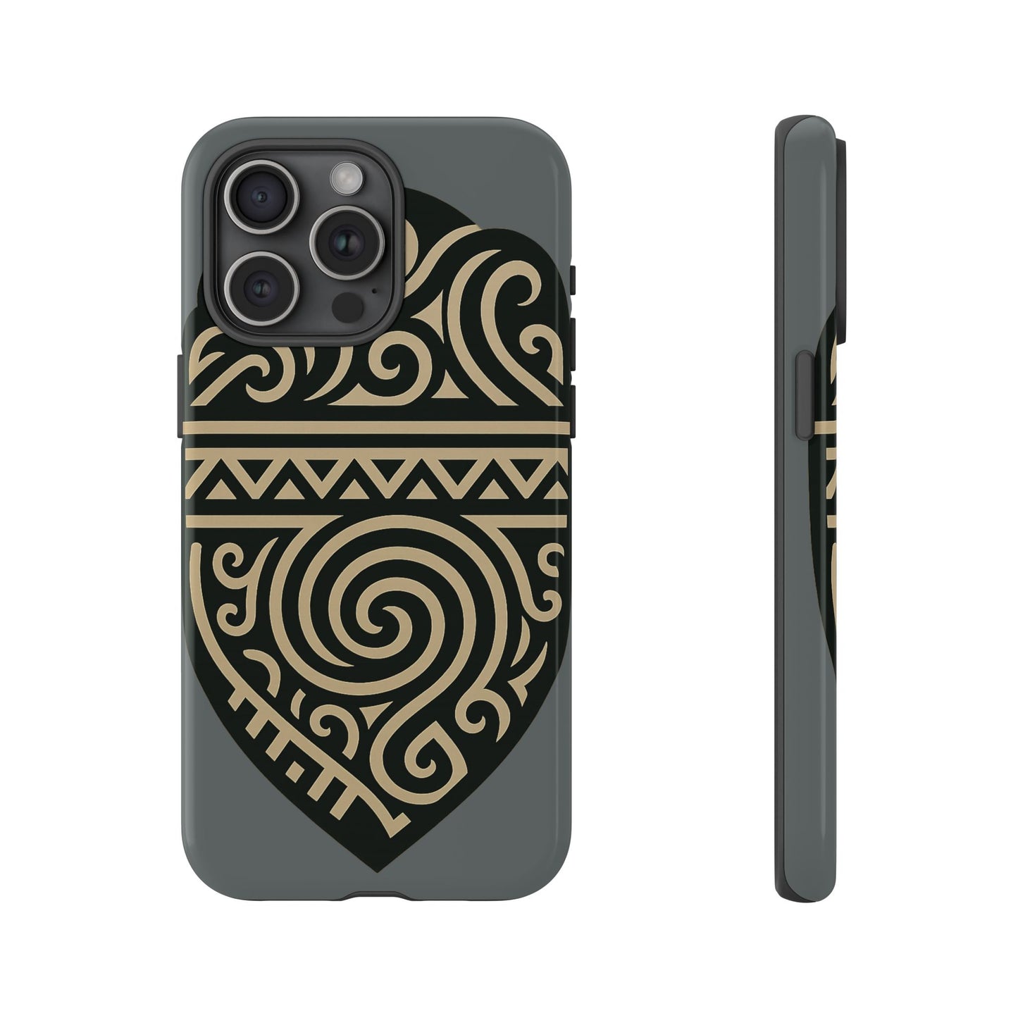Tribal Shield Phone Case, Tough Cases, Boho Style, Unique Gift for Her, Protective Cover for iPhone, Vintage Design