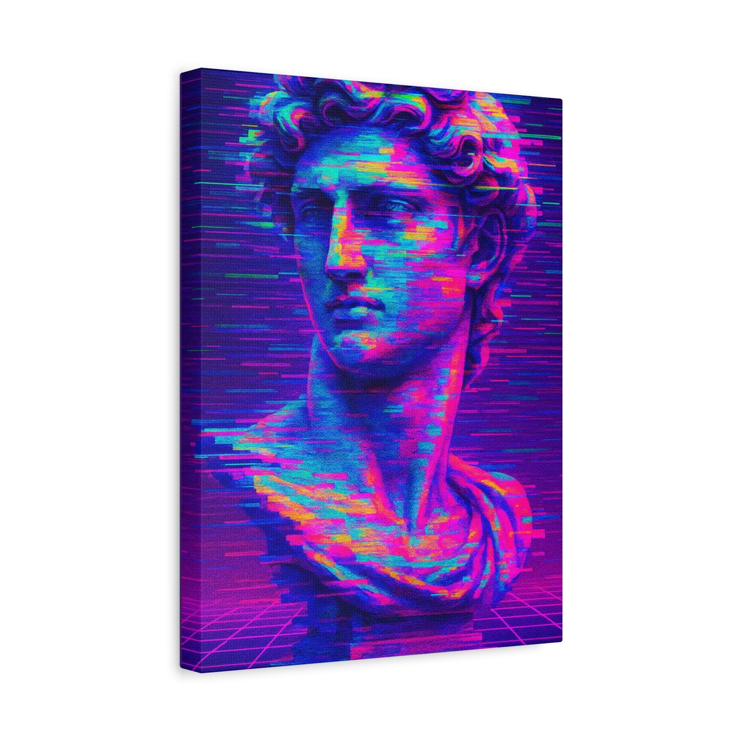 Vibrant Pop Art Canvas Print, Wall Art Decor, Unique Home Decoration, Gift for Art Lovers, Retro Aesthetic Artwork