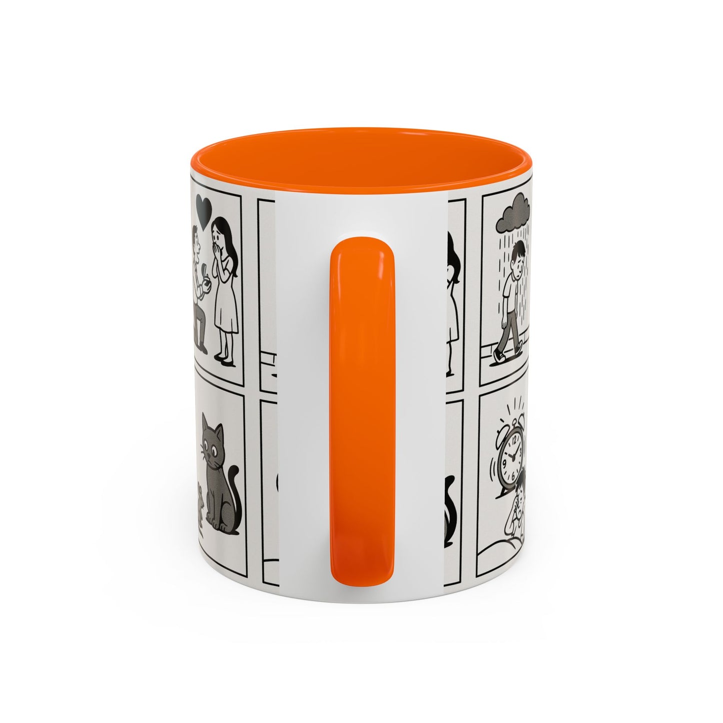 Whimsical Comic Coffee Mug | Funny Gift for Cat Lovers, Unique Kitchen Decor, Perfect for Birthdays or Anniversaries, 11oz & 15oz