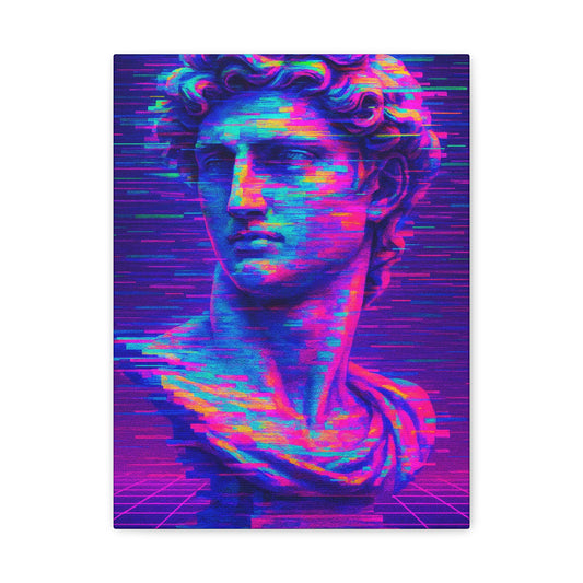 Vibrant Pop Art Canvas Print, Wall Art Decor, Unique Home Decoration, Gift for Art Lovers, Retro Aesthetic Artwork