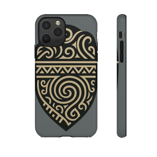 Tribal Shield Phone Case, Tough Cases, Boho Style, Unique Gift for Her, Protective Cover for iPhone, Vintage Design
