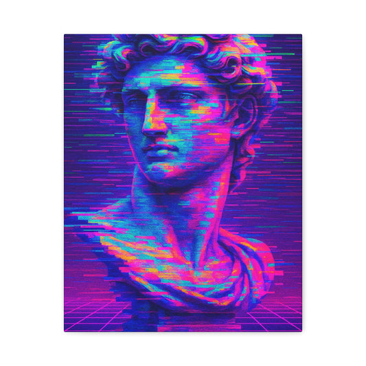 Vibrant Pop Art Canvas Print, Wall Art Decor, Unique Home Decoration, Gift for Art Lovers, Retro Aesthetic Artwork