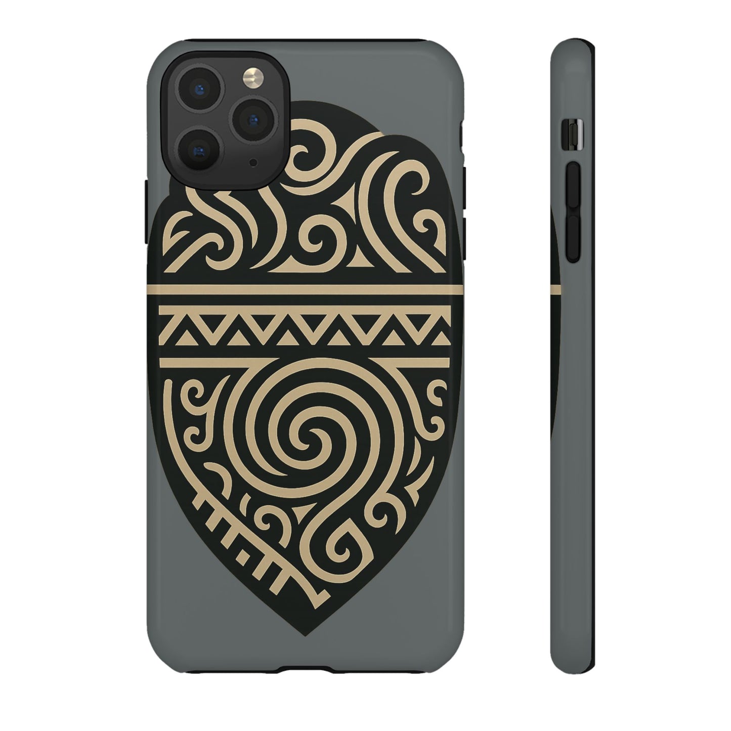 Tribal Shield Phone Case, Tough Cases, Boho Style, Unique Gift for Her, Protective Cover for iPhone, Vintage Design